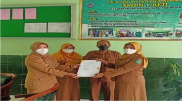 SMPN 1 Beji Masuk Peringkat 4 Nasional Lomba Kantin Sehat